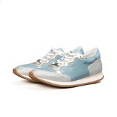 KUNOKA KAY 4.4A Blue - Sneakers Dames - maat 36 - Blauw Zilver Wit