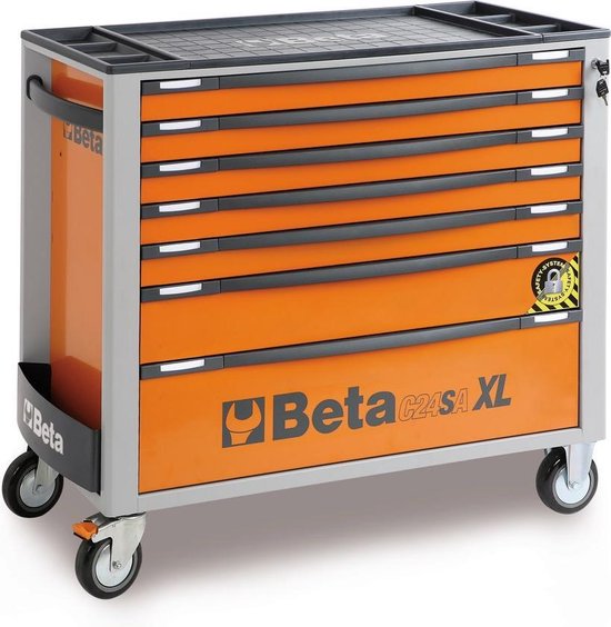 scheren Kelder criticus Beta gereedschapswagen C24SA met XL7 laden - oranje | bol.com