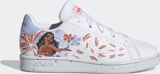 adidas Sportswear adidas x Disney Advantage Moana Schoenen - Kinderen - Wit - 35 1/2