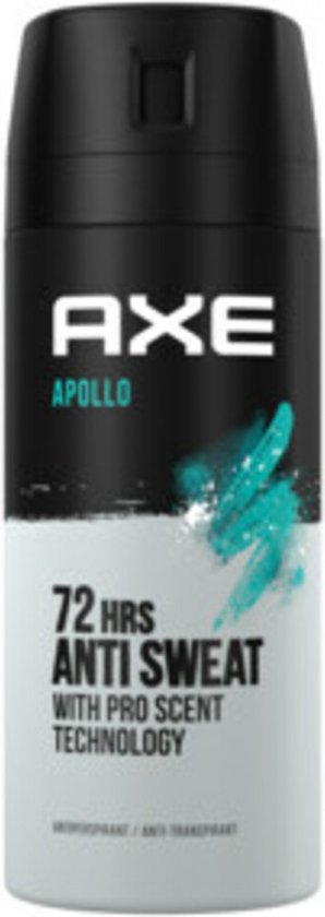 Axe Apollo Anti-transpirant Spray - 6 x 150 ml - Voordeelverpakking - Axe