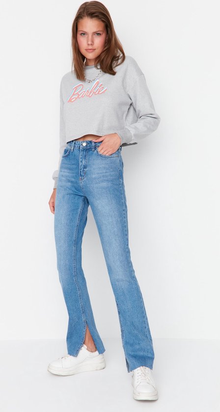 Trendyol Vrouwen Hoge taille Boot cut Jeans
