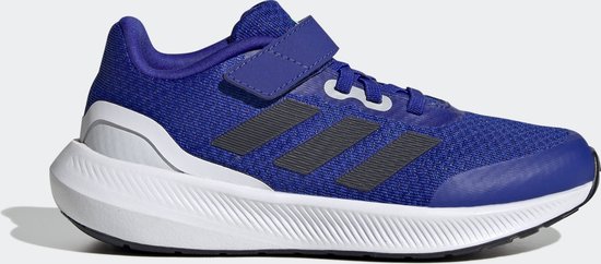 adidas Sportswear RunFalcon 3.0 Schoenen met Elastische Veters en Klittenband - Kinderen - Blauw- 39 1/3