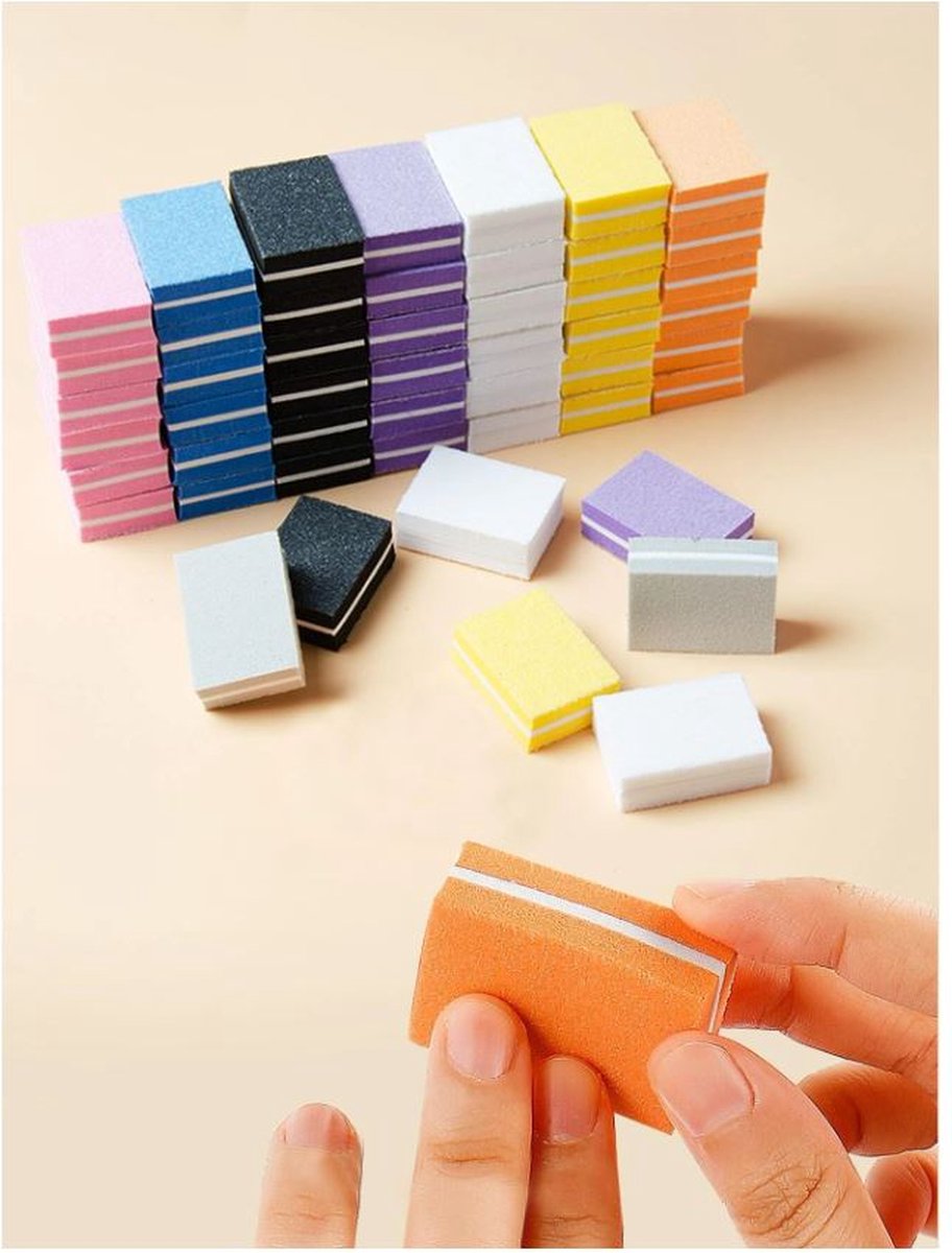 Goedkoopste Spons Vijl - Sponsvijl - Nagelvijl - 10 Stuks - Sponsnagelvijl - Nagelverzorging - Oranje