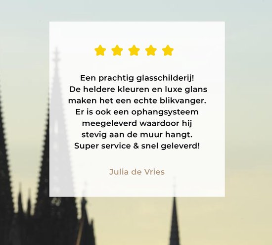 Drapeaux de la cathédrale de Dom en Allemagne Plexiglas 120x180 cm - Impression photo sur Glas (décoration murale plexiglas) XXL / Groot format!