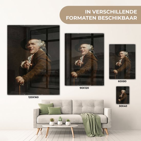 Peinture sur Verre - Autoportrait - Joseph Ducreux - 90x120 cm - Peintures sur Verre Peintures - Photo sur Glas