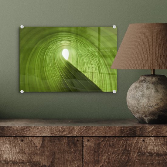 MuchoWow® Peinture sur verre 30x20 cm - Peinture sur verre acrylique - Feuille roulée - Photo sur verre - Peintures