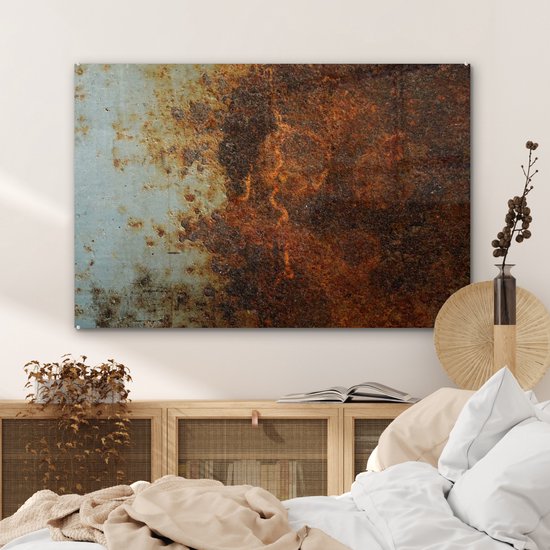 Peinture sur Verre - Plaques - Fer - Rouille - 120x80 cm - Peintures sur Verre Peintures - Photo sur Glas