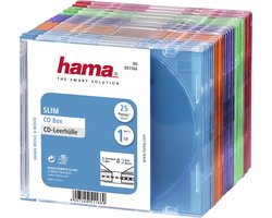 Hama CD box slim 25-pack multi kleur