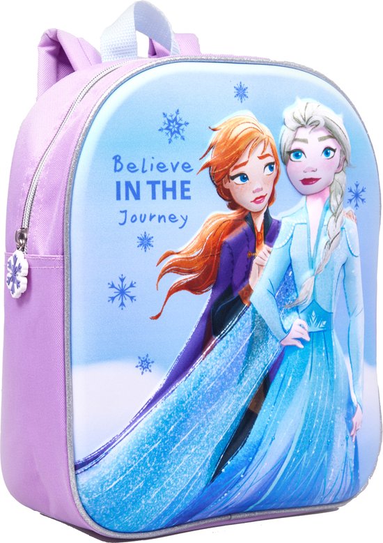 Disney Frozen Sac à Dos 3d Junior 8 Litres Bleu Clair/Lilas