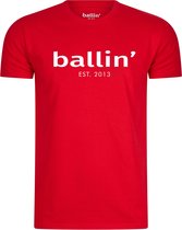 Ballin Est. 2013 - T-shirt homme coupe régulière SS - Rouge - Taille XL