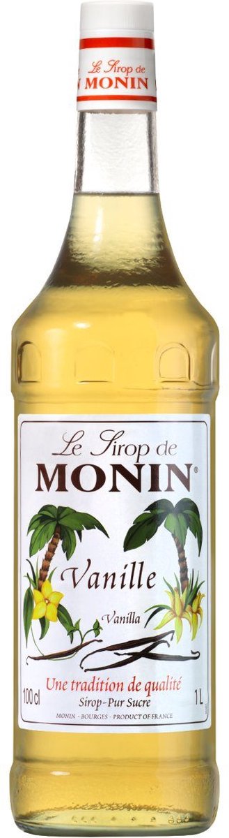 Monin - Sirop Vanille Vanille Sans Sucre - 1L 