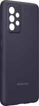 Samsung Silicone Hoesje - Samsung Galaxy A72 - Zwart
