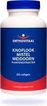 Orthovitaal - Knoflook Mistel Meidoorn - 250 softgels - Plantenextracten - vegan - voedingssupplement