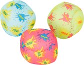 Splash water ballen met tekst "POW " - Multicolor - Vang en werp waterspel - Set van 3