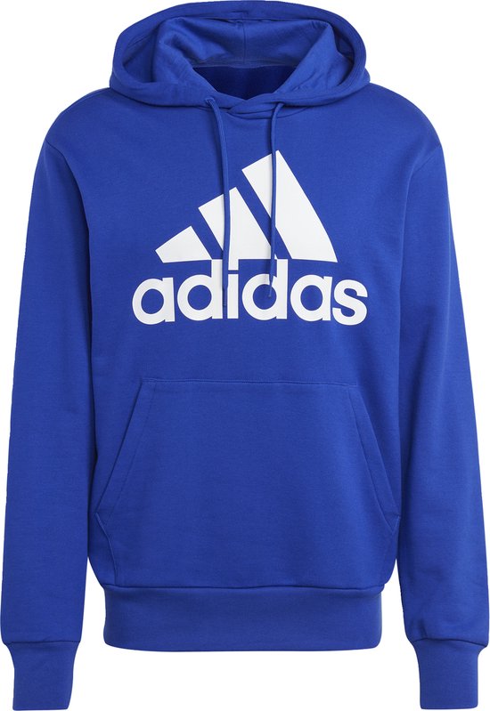 Foto: Adidas sportswear essentials french terry big logo hoodie heren blauw m