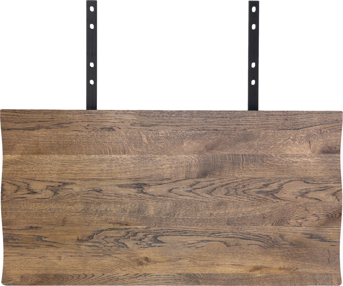 House Nordic Tafeluitbreiding voor Tafel Toulon 300cm Golfrand - Smoked Olie - 50x100x4cm - House Nordic rookkleurig