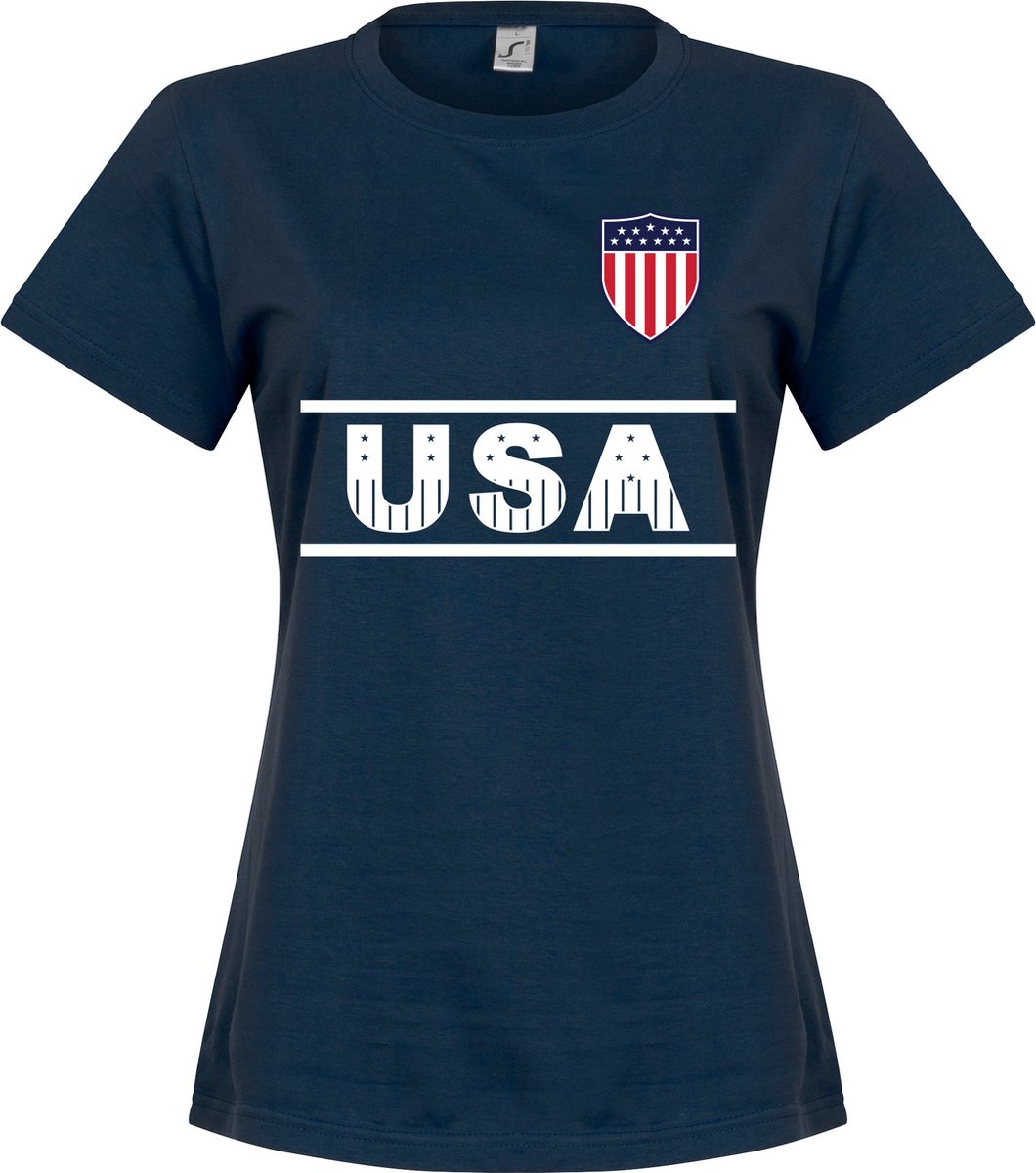 Verenigde Staten Dames Team T-Shirt - Navy - L - 12