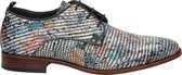 Rehab Fred Lizard Leave heren nette schoen - Blauw multi - Maat 42