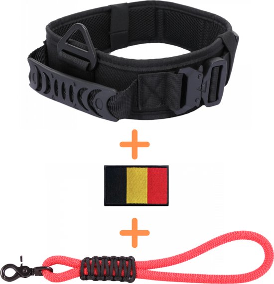 Intrekbare hondenriem, [sterke nylon riem] [één-handsvergrendeling] Geschikt voor