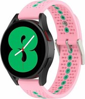 By Qubix - 22mm - Garmin Forerunner 255 - Dot Pattern bandje - Roze - Garmin bandje