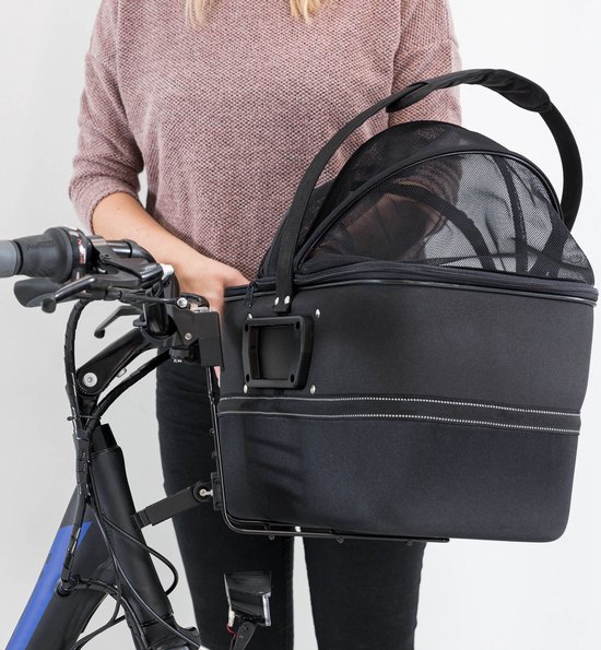 Trixie Stuur Fietmand voor Honden - Zwart - 41x29x47 cm van Trixie — afbeelding 5