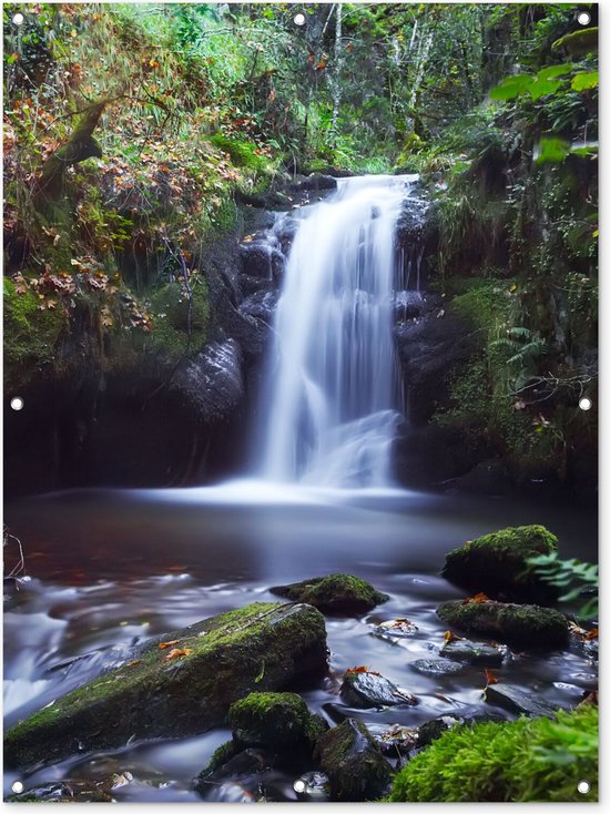 Chutes D'eau Sauvages Dans Les Rivières Du Parc National Anglais Brecon Beacons Poster 80x120 Cm Tirage Photo Sur Poster