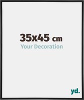 Your Decoration - Fotolijst 35x45 cm - Kunststof - Zwart Mat - Annecy