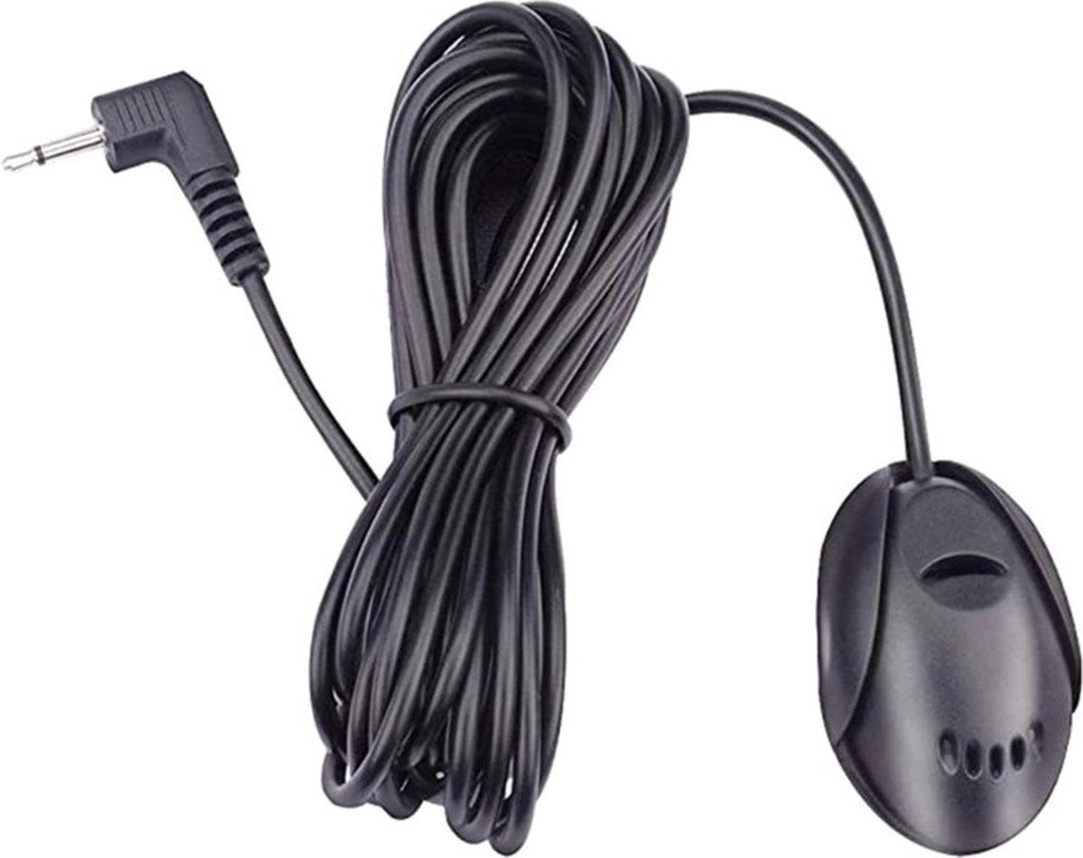 VCTparts® Auto AUX 3.5mm Externe Microfoon Zwart