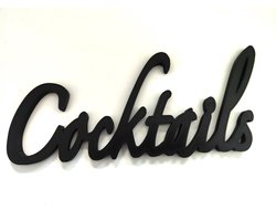3D Cocktails sign Muur Decor, cocktails decoratie keuken, Home Muur Decor, 3D letters, wall art, keukeninrichting