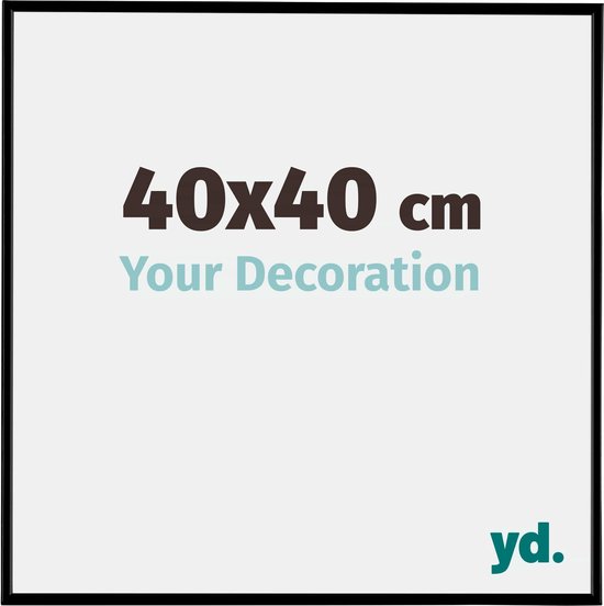 Cadre Photo Your Decoration Evry - 40x40cm - Zwart Mat