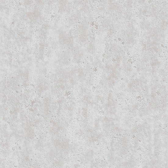 Papier peint gris clair avec une texture subtile et rugueuse aspect béton.