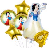 Ensemble Ballon Blanche Neige - 100x71cm - Ballon Aluminium - Princesse - Soirée à Thème - 4 Ans - Anniversaire - Ballons - Décoration - Ballon Hélium