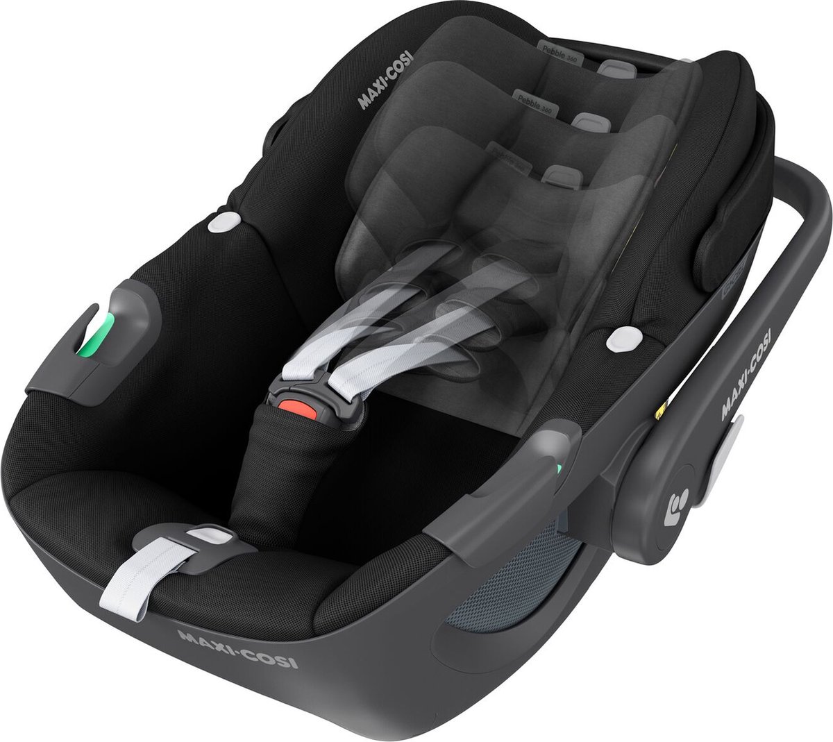 Maxi-Cosi Pebble 360 i-Size Autostoeltje - Essential Black - Vanaf de geboorte tot ca. 15 maanden – foto 8