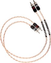 Kimber Kable | TIMBRE 3 | RCA Interlink | 2 x RCA male naar RCA male | V-Telfon afscherming | Ultraplate connectors | 0,75 meter