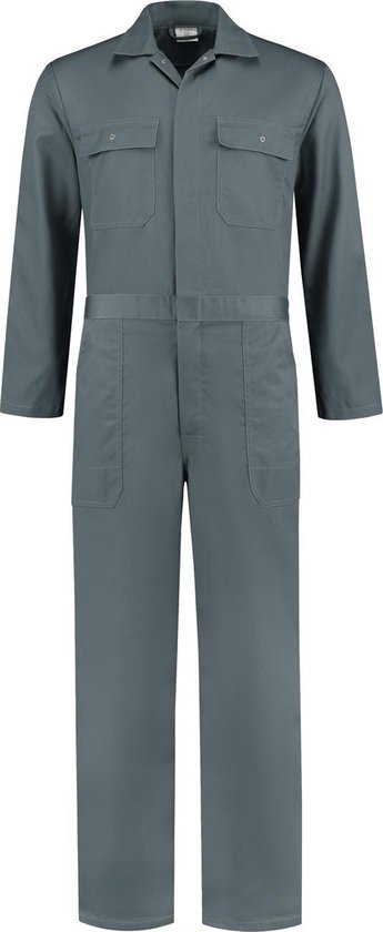 Overall polyester/katoen grijs maat 55