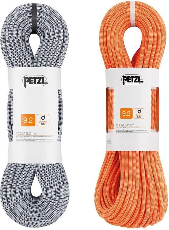 Petzl Volta 9.2 Corde d'escalade légère multinorme 50 mètres orange | bol