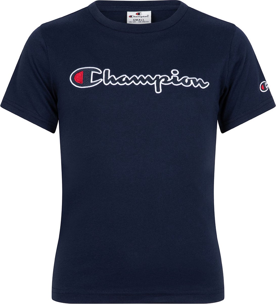Champion Rochester Jongens Crewneck T-Shirt Blauw