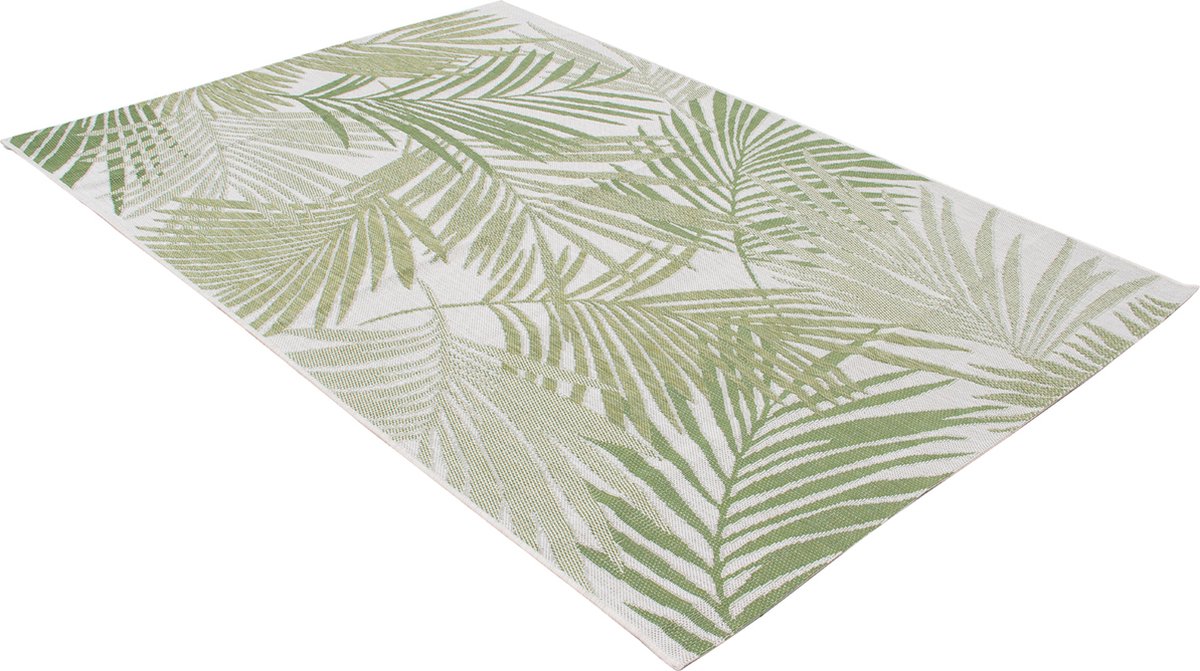 Dutch Lifestyle - Vloerkleed Palm Light Green 160x230cm - Indoor/Outdoor