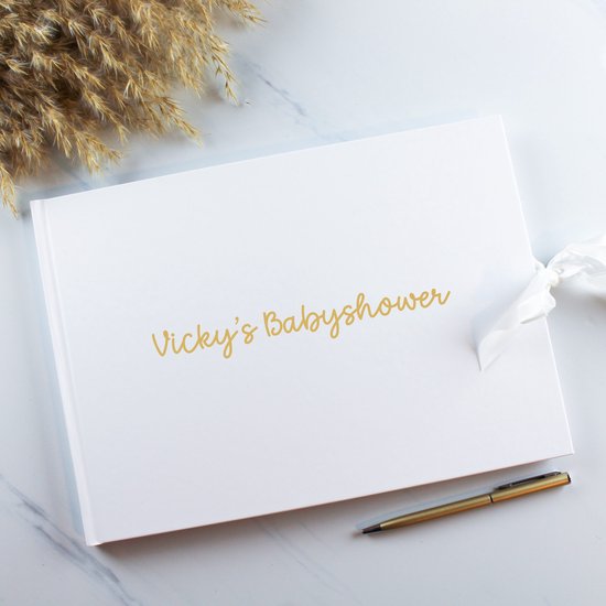 Gastenboek Acryl Wild Botanical | Gepersonaliseerd Bruiloft