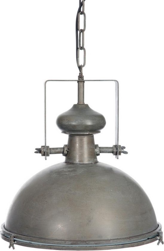 Dulaire Industriele Hanglamp Grijs Metaal | bol.com