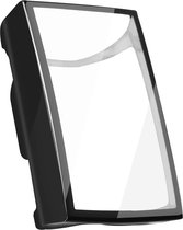 zwarte bescherming met schermfolie geschikt voor FitBit Charge 4 en Charge 3