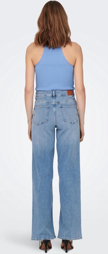UNIQUEMENT ONLMADISON BLUSH HW WIDE DNM CRO371 NOOS Femme - Taille LX L32