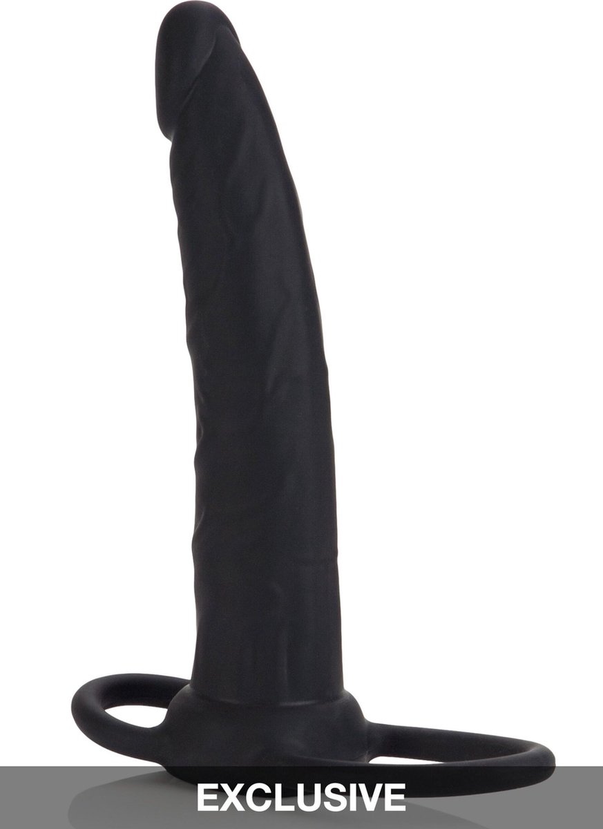 Goedkoopste CalExotics - Silicone Double Rider - Anal Toys Probes Zwart