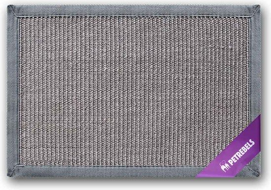 Petrebels Mastermat 80 katten krabmat - Grijs - 80 x 50 cm - zeer sterk
