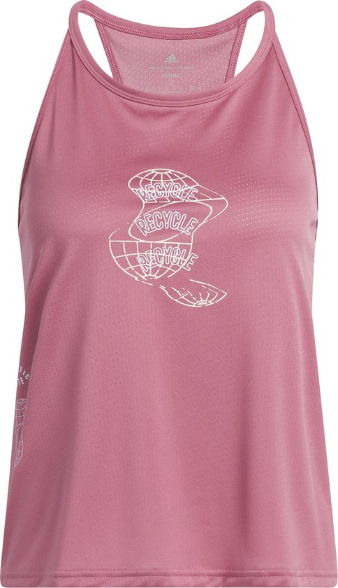 adidas Performance Run for the Oceans Tanktop - Dames - Roze- XS