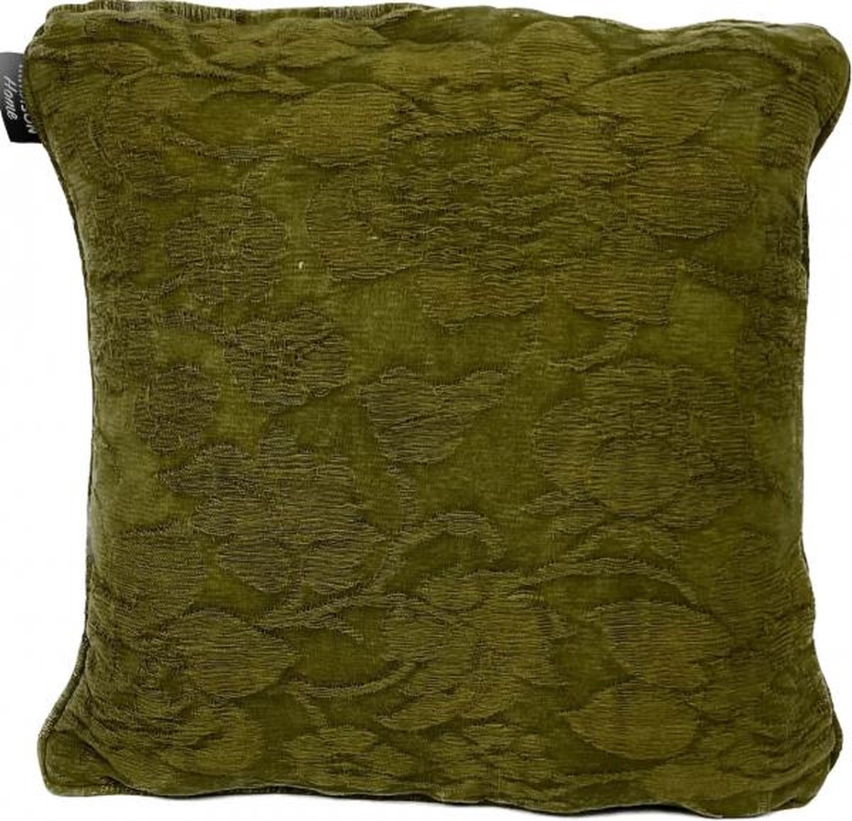 Madison sierkussen 40x40 cm Vague flower green Groen