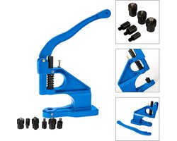sterren491 Recensies FreeTec Handpersmachine oogpons klinknagelpers drukknooppers handpers klinknagels oogjes, 3 verwisselbare matrijzen (#0#2#4) met 1500 stuks zilveren ogen