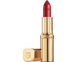 L’Oréal Paris Color Riche Satin Lipstick - Verzorgende, Lippenstift Verrijkt met Arganolie - 345 Cristal Cerise - Rood - 4,54 gr