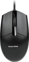 Bol.com Computer Muis met draad M005 /Laptop muis met draad kleur Zwart aanbieding