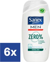 Sanex Men Zero% Gel Douche Normal - 6 x 250 ml